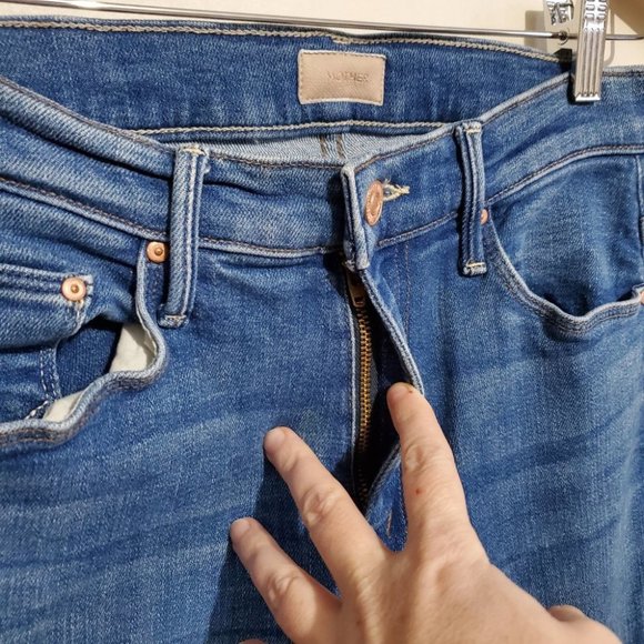 MOTHER Blue Flare & Wide Leg Jeans - Picture 4 of 16